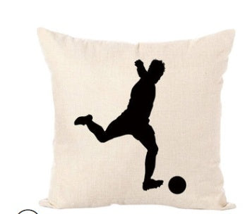 Indigo – Decoratieve Kussenhoes voor Basketbal