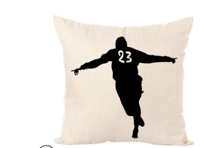 Indigo – Decoratieve Kussenhoes voor Basketbal