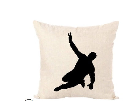 Indigo – Decoratieve Kussenhoes voor Basketbal