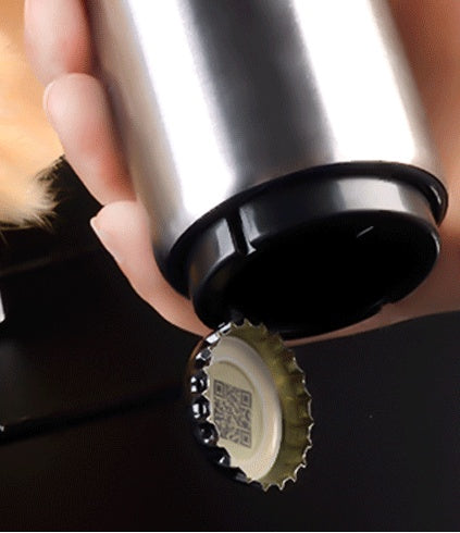 Lumen – Automatische Flessenopener van Roestvrij Staal voor Bier en Drank