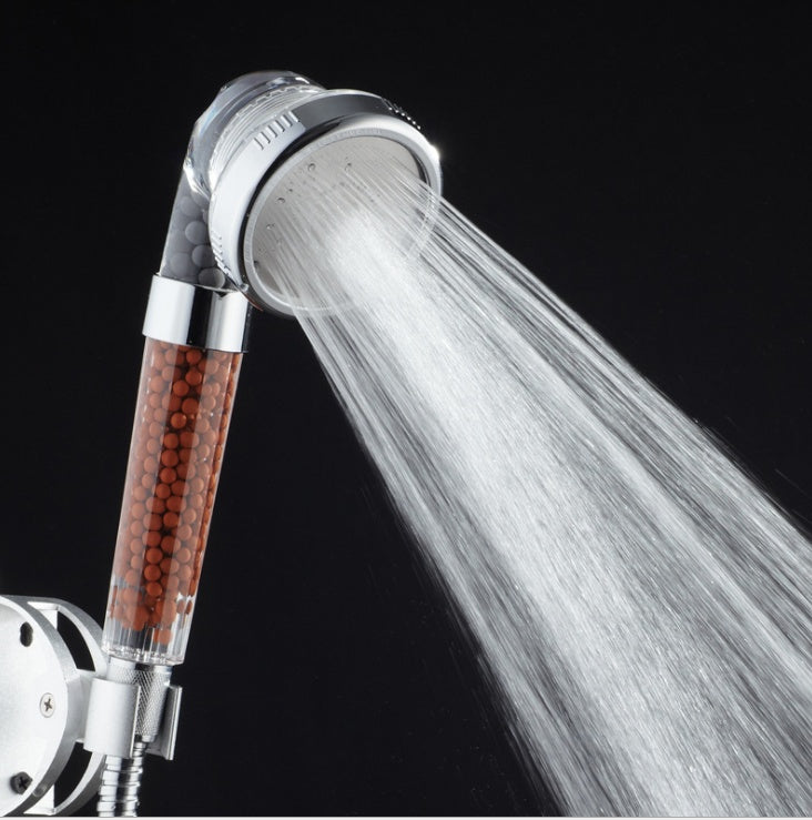 Thalassa – Drie-snelheids Transparante Druk negatieve Ion Handdouche Filter Water Zuiverende Douchemondstuk