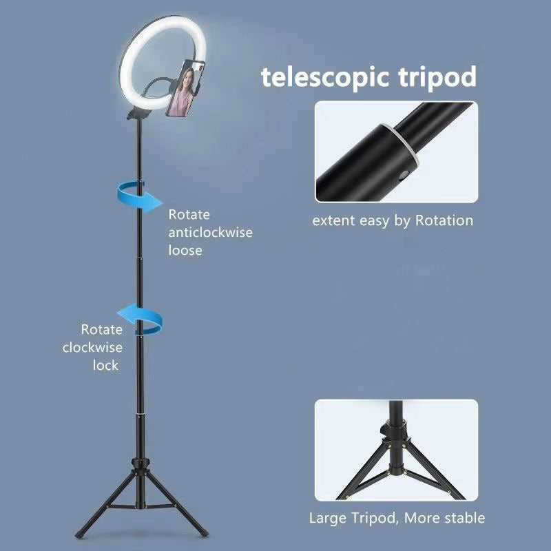 Isla – Dimbare Ringlamp met Statief