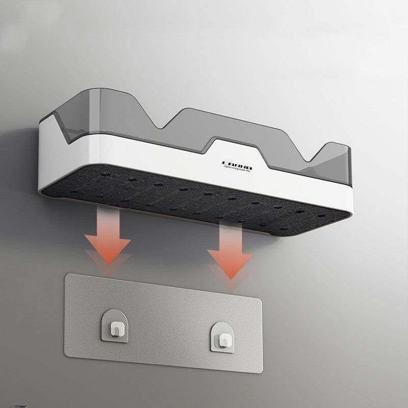 Aurelius – Wandmontage Toilet Rack voor Cosmetica en Tandenborstels