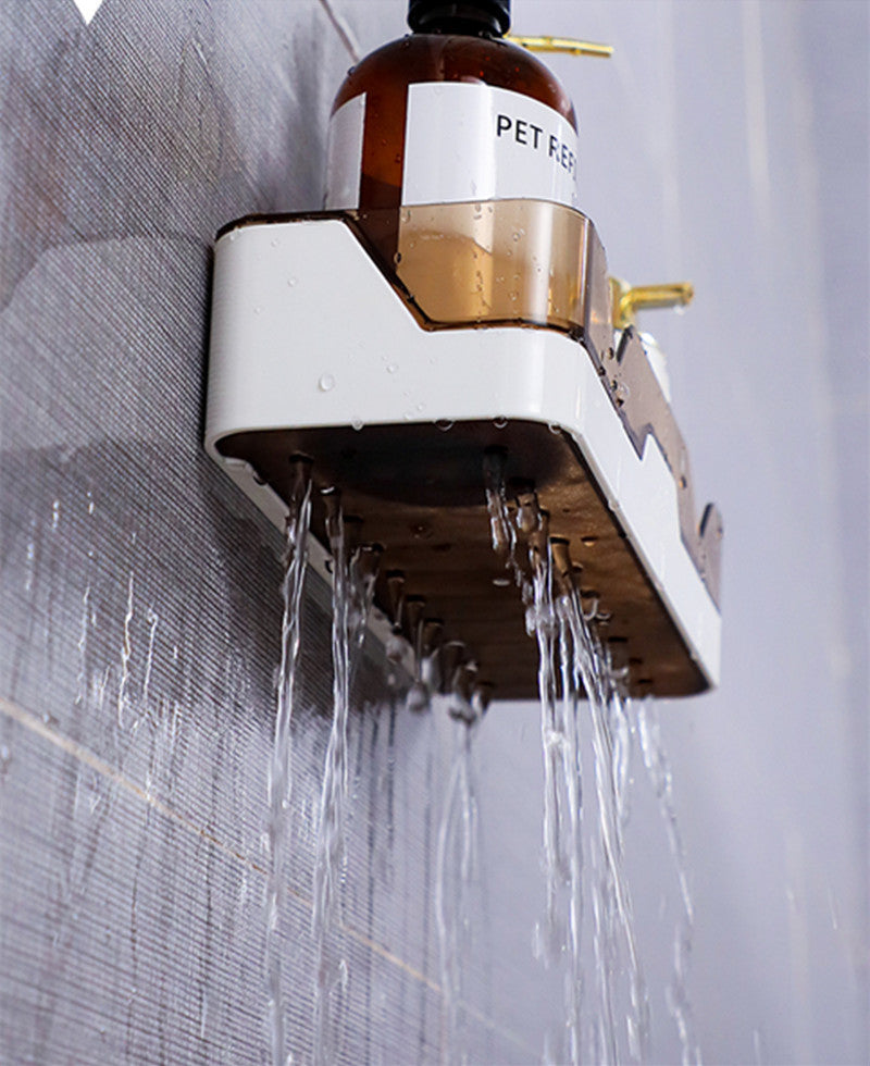 Aurelius – Wandmontage Toilet Rack voor Cosmetica en Tandenborstels