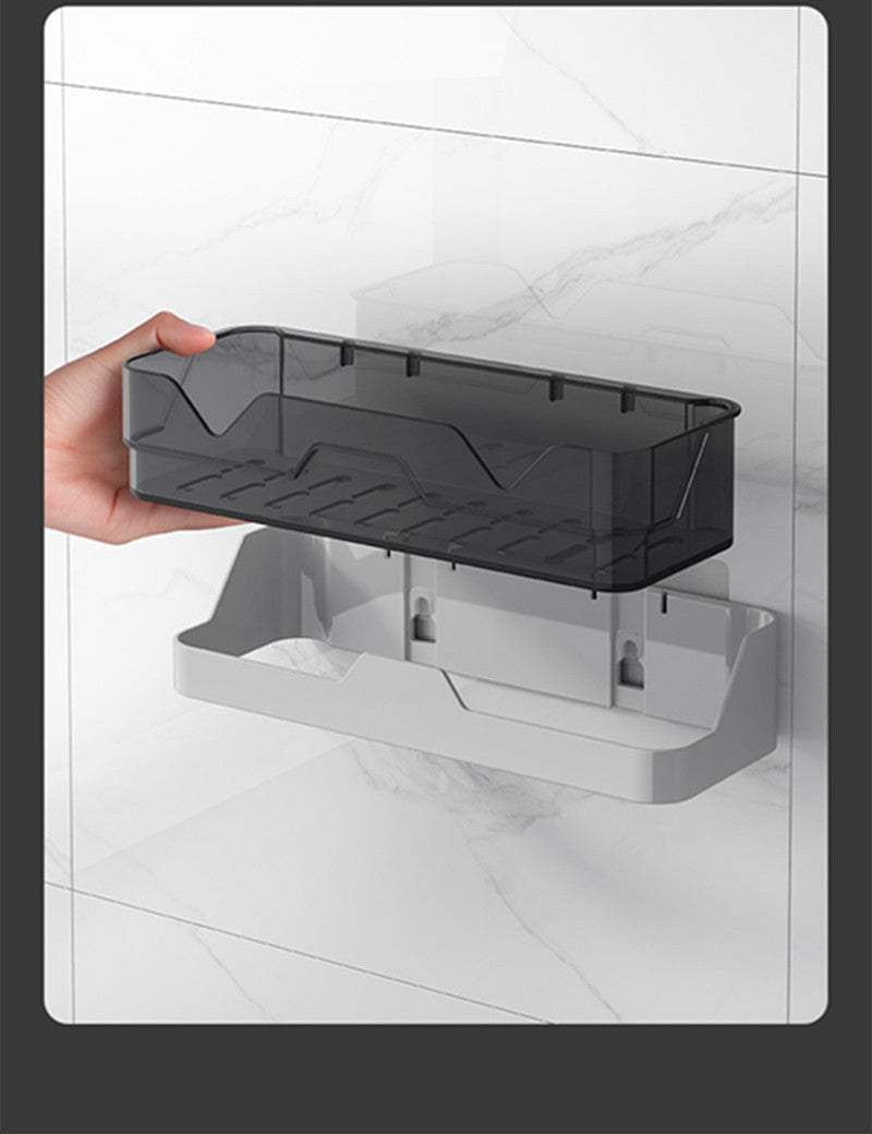 Aurelius – Wandmontage Toilet Rack voor Cosmetica en Tandenborstels