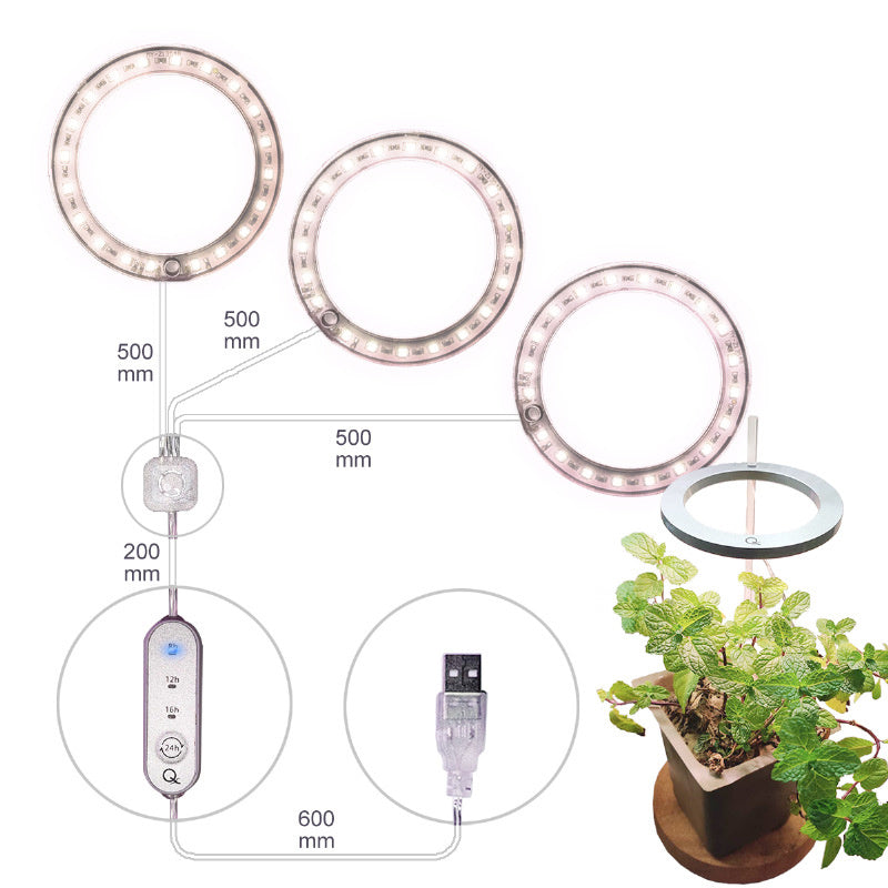 Magdalene – LED Groei Lamp met Volledig Spectrum voor Planten
