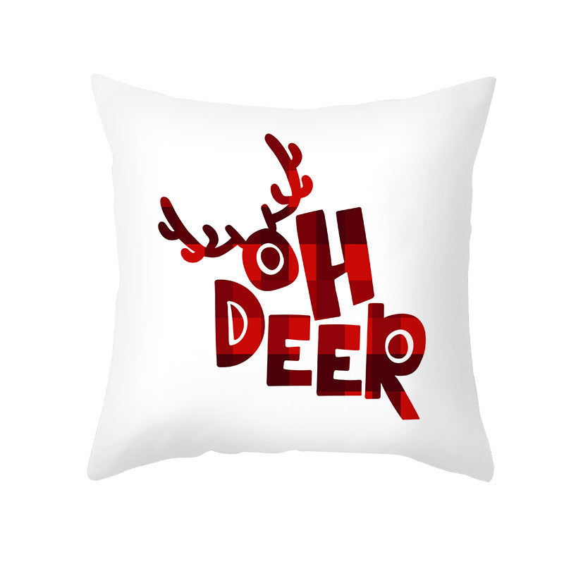 Cypress – Kerstmis Cartoon Kussenhoes voor Sofa en Kantoor