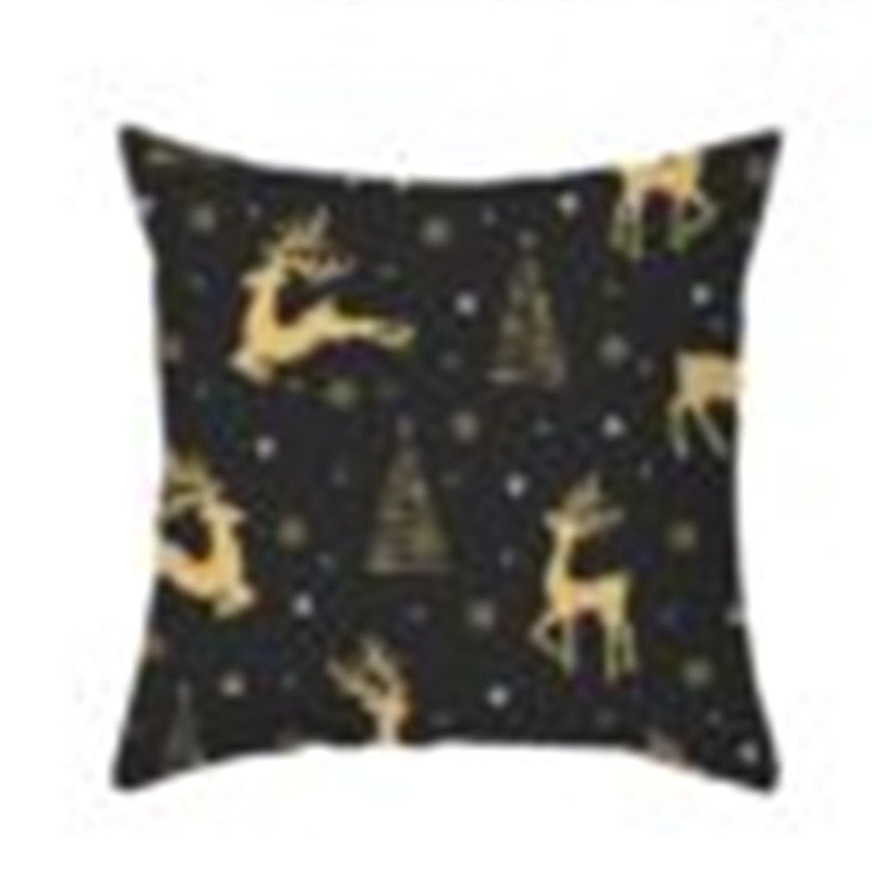 Cypress – Kerstmis Cartoon Kussenhoes voor Sofa en Kantoor