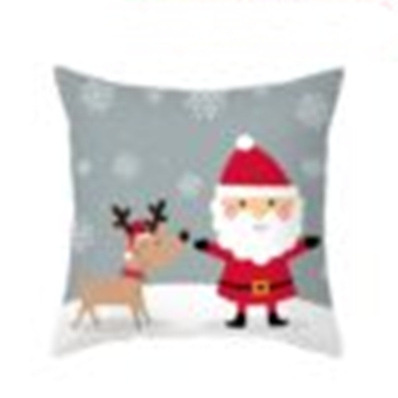 Cypress – Kerstmis Cartoon Kussenhoes voor Sofa en Kantoor