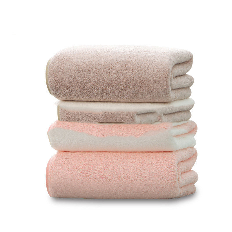 Coraline – Luxe Koraalfleece Handdoek 70x140 Dikke Zachte Absorberende Drooghaanddoek