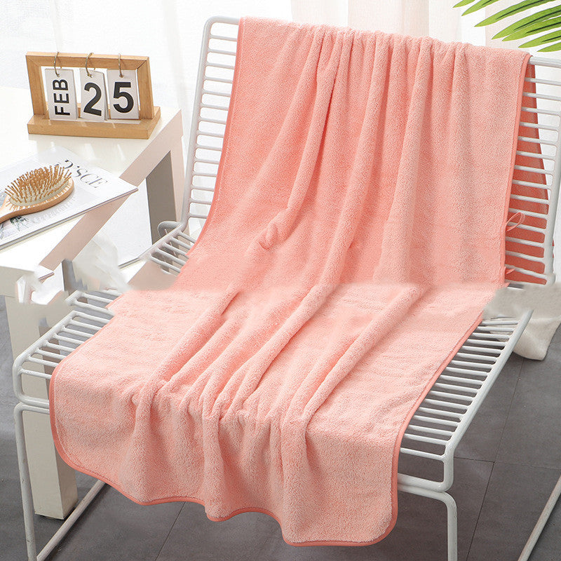 Coraline – Luxe Koraalfleece Handdoek 70x140 Dikke Zachte Absorberende Drooghaanddoek