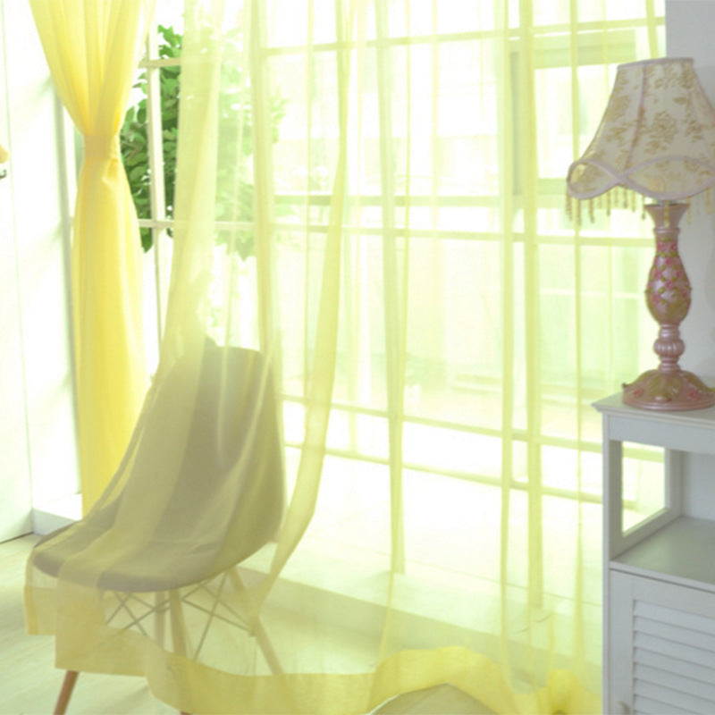 Elowen – Eenvoudige Tulle Gordijnen voor de Woonkamer Transparante Tulle Gordijnen voor de Slaapkamer