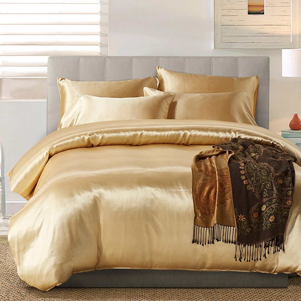 Haven – Luxe Satijnen 3-delig Dekbedset van Imitatiezijde