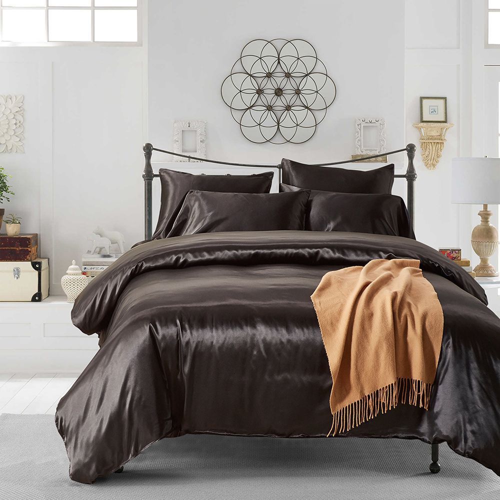Haven – Luxe Satijnen 3-delig Dekbedset van Imitatiezijde