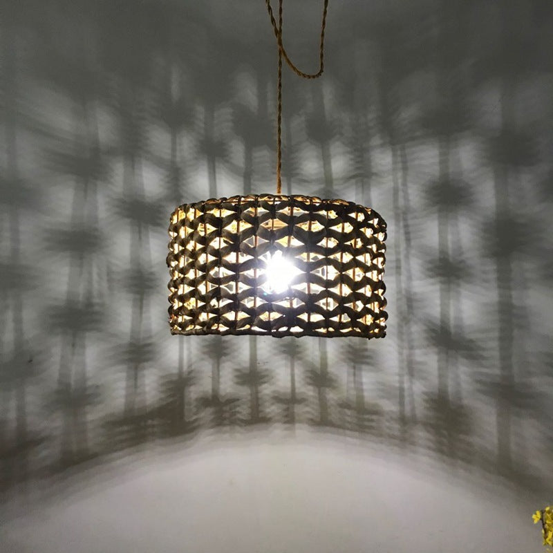 Lumen – Rieten Hanglamp voor de Eetkamer
