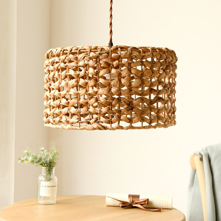 Lumen – Rieten Hanglamp voor de Eetkamer