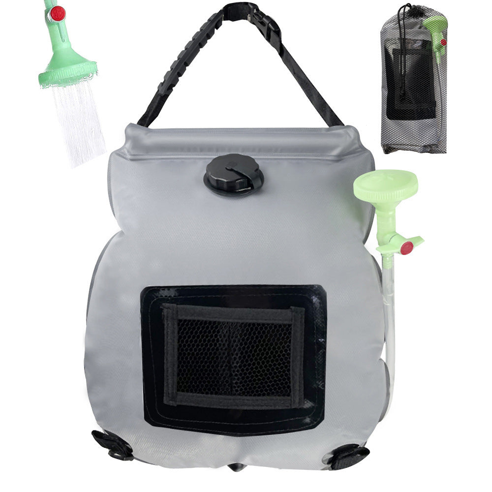 Rhea – Draagbare Zonnebaden Tas voor Kamperen, 20L Wateropslag