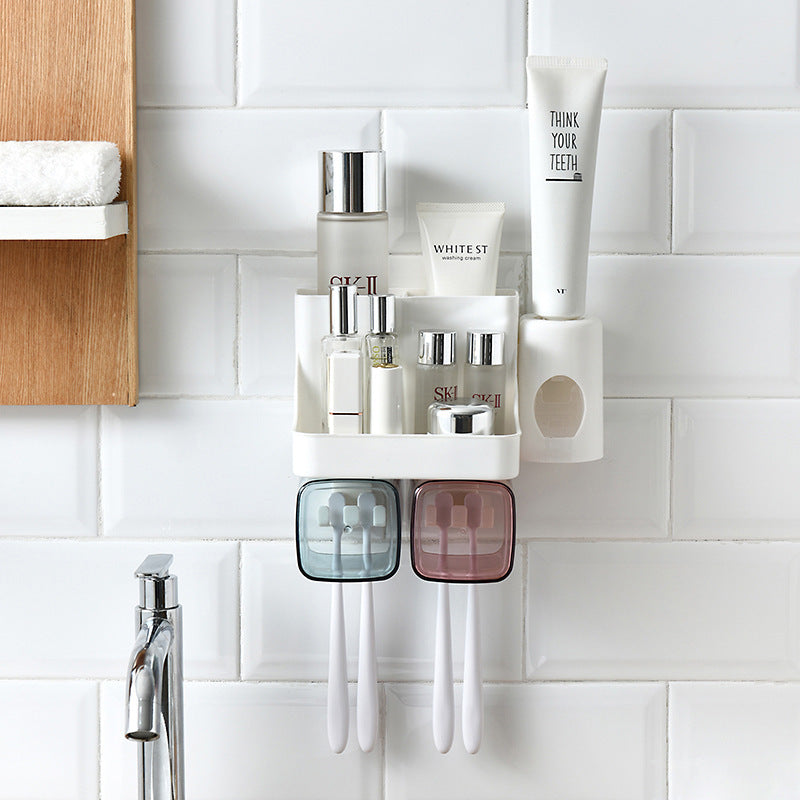 Octavian – Automatische Tandpasta Dispenser met Tandenborstelhouder en Bekers