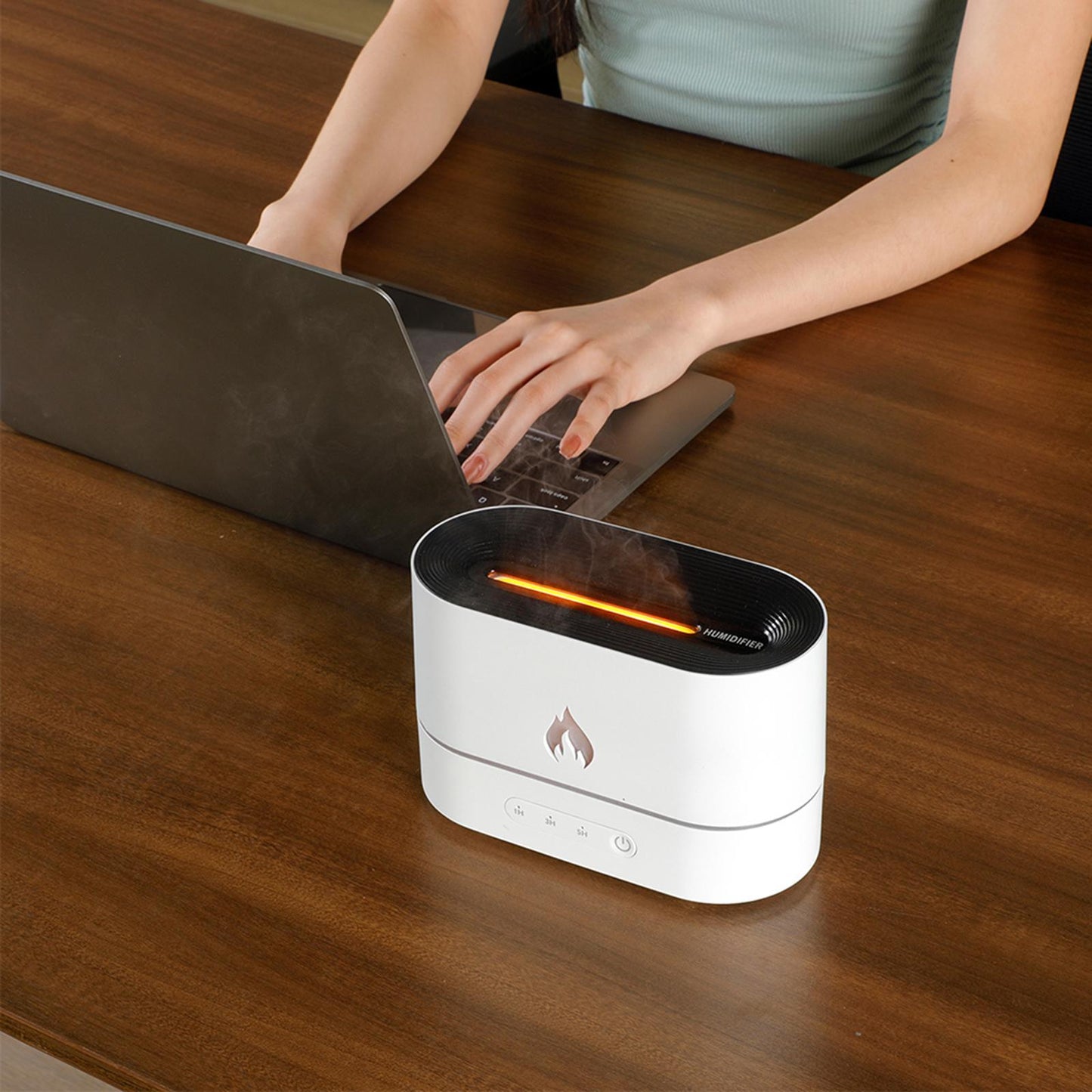 Alaric – Stille Aromatherapie Machine voor Thuis met Sfeerverlichting en Vernevelaar