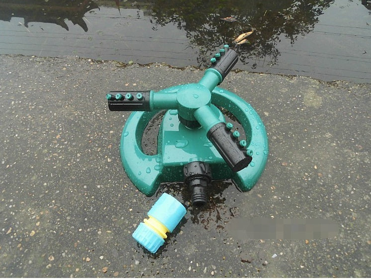 360° Roterende Tuinsproeier – 3-Armige Instelbare Besproeiingssysteem voor Gazon & Tuin
