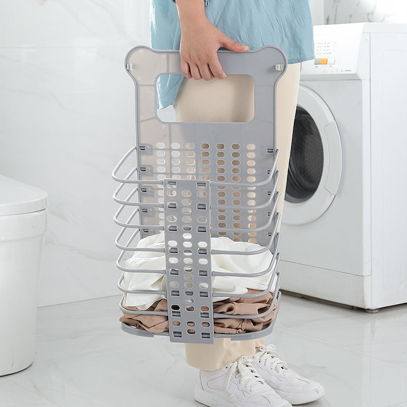 Coralie – Vouwbare Wasmand met Handvat voor Vuile Kleding en Speelgoed
