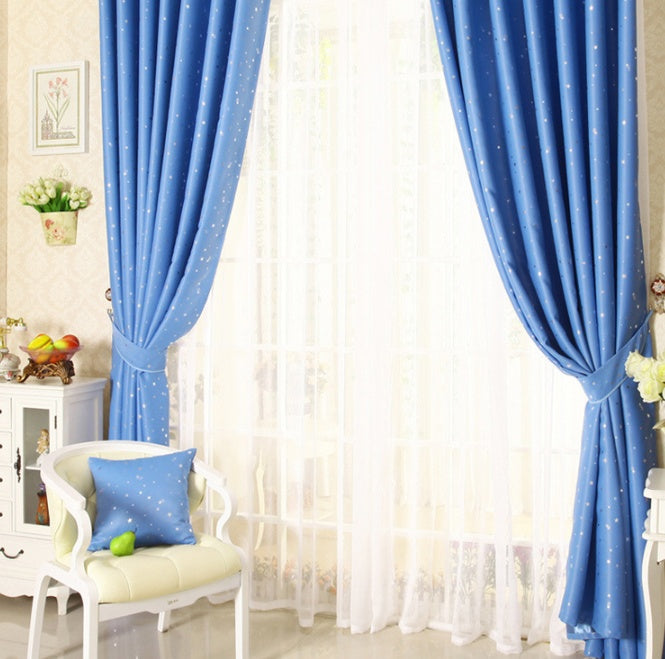 Summit – Sterrenprint Perforated Gordijn