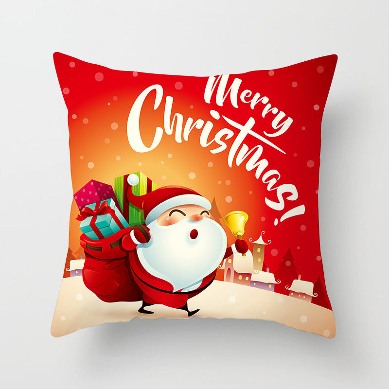 Sable – Kussenhoes met Kerstman en Sneeuwman