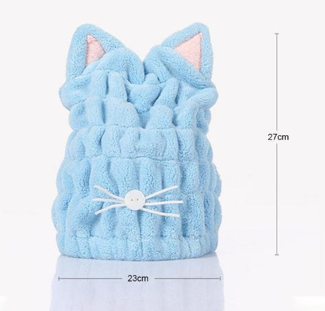Sylvan – Haardrooghanddoek met Schattige Kattenoren
