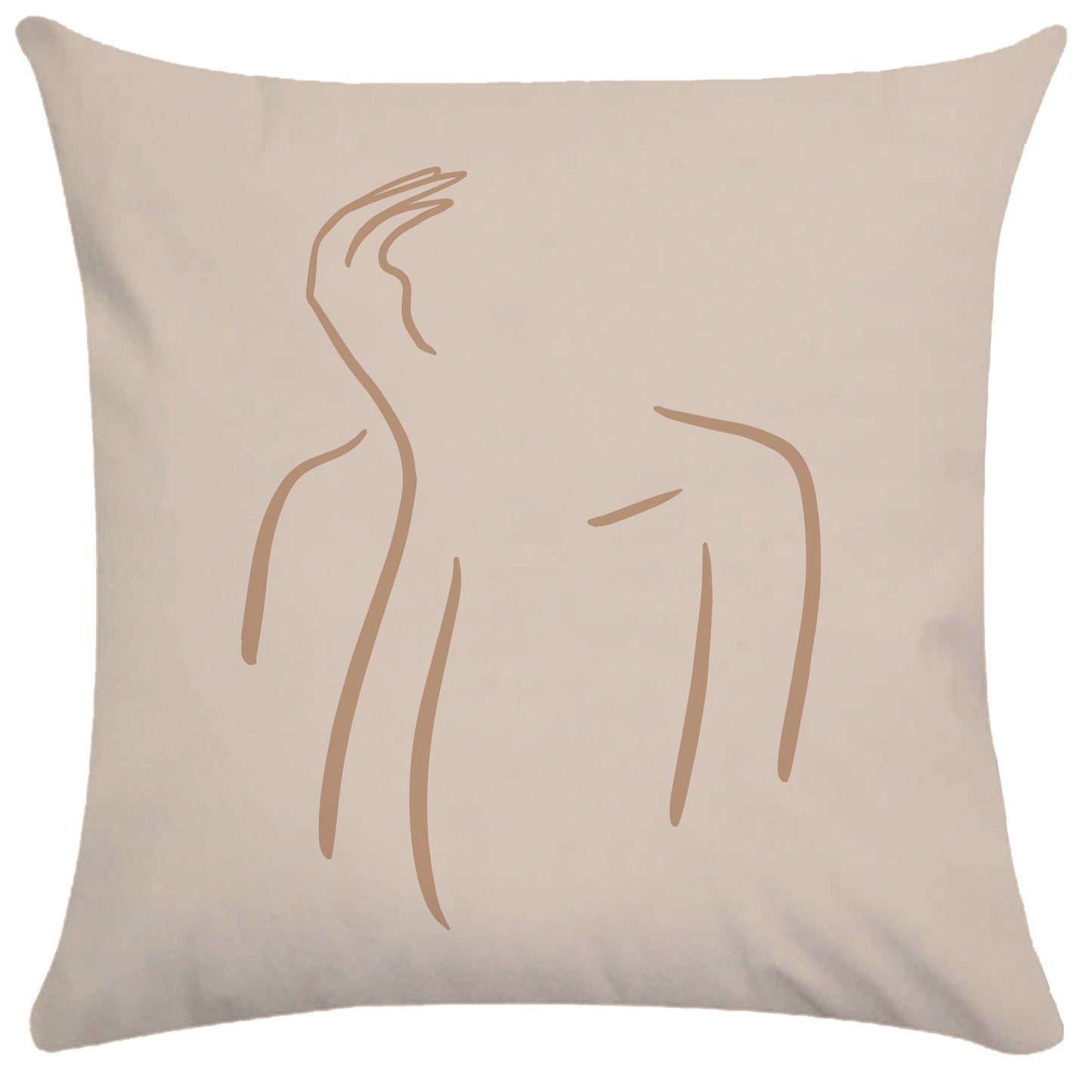 Sienna – Abstracte Vrouwelijke Kussenhoes