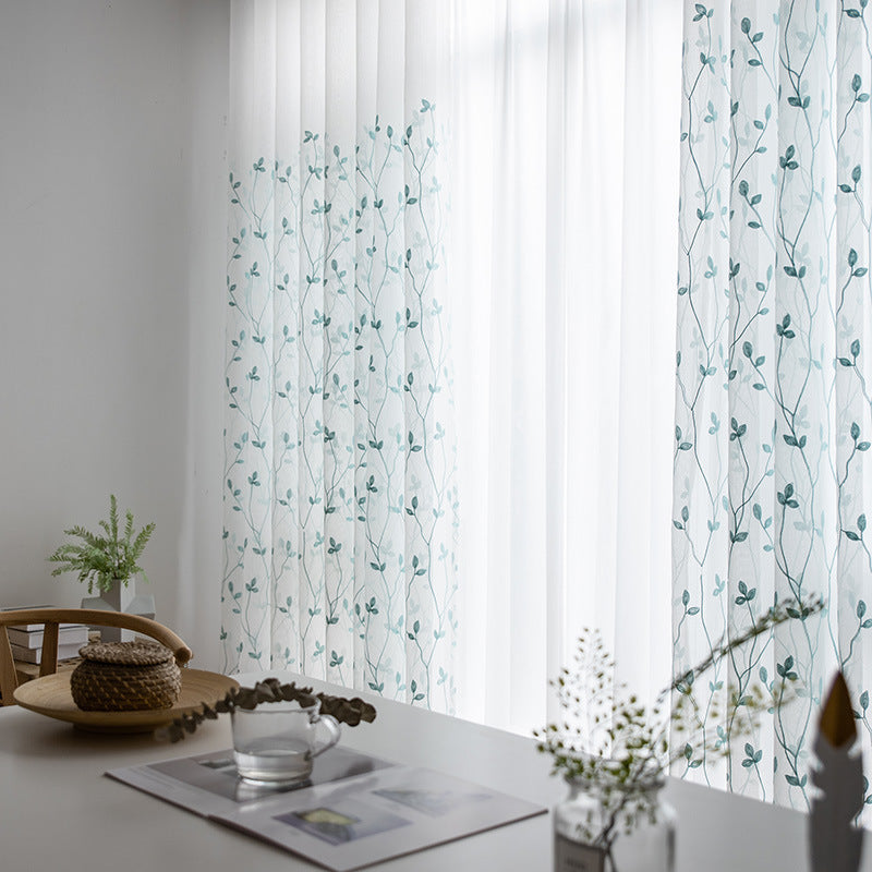 Theodosia – Gaze Gordijn voor Slaapkamer met Landelijke Stijl