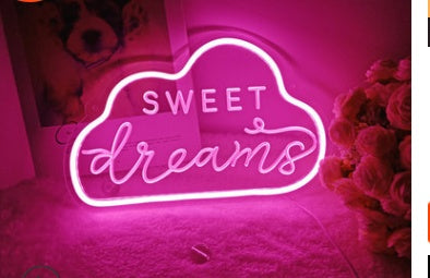 Aurelia – LED Neonlicht met Acryl Achterpaneel voor Kamerversiering