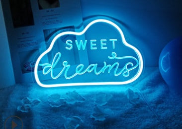 Aurelia – LED Neonlicht met Acryl Achterpaneel voor Kamerversiering