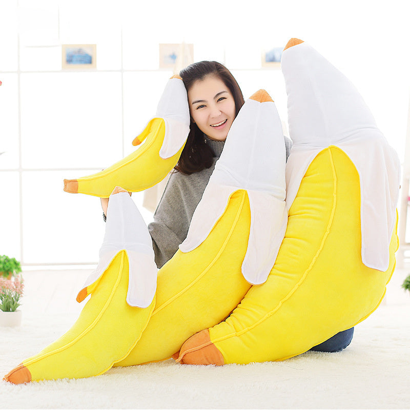 Celeste – Banana Kussen van Korte Pluche