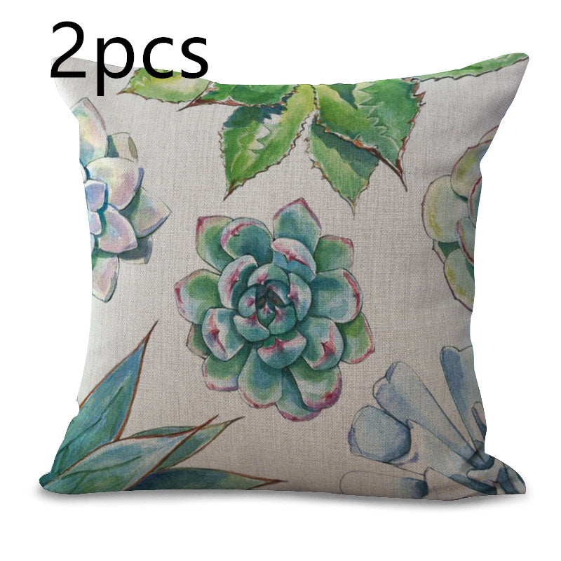 Octavian – Kussenhoes met Succulente Cactus