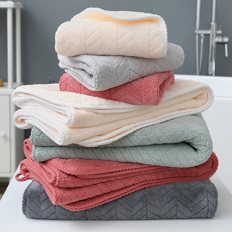 Anneliese – Dikke Coral Fleece Badhanddoek Absorberend