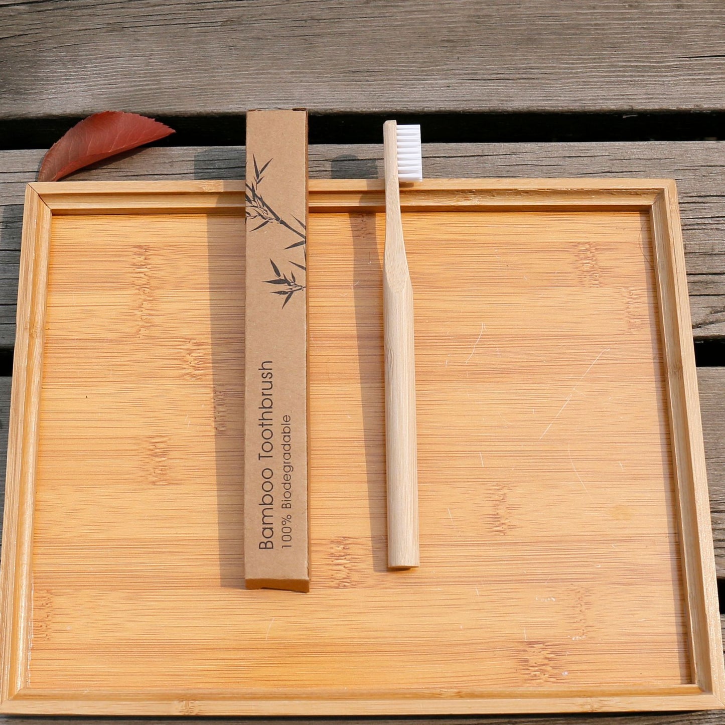 Orion – Zachte Bamboevezel Tandenborstel met Bamboe Hout