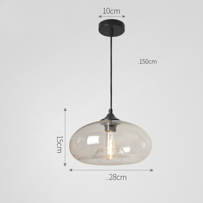 Lucian – Industriële Hanglamp van Glas voor Moderne Interieurs