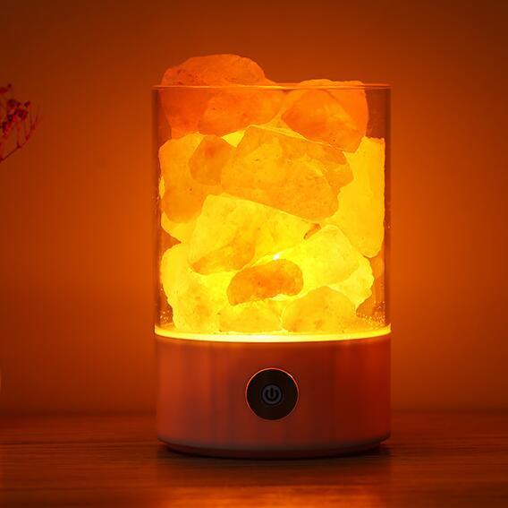 Leontine – USB Kristallicht Himalaya Zout LED Lamp