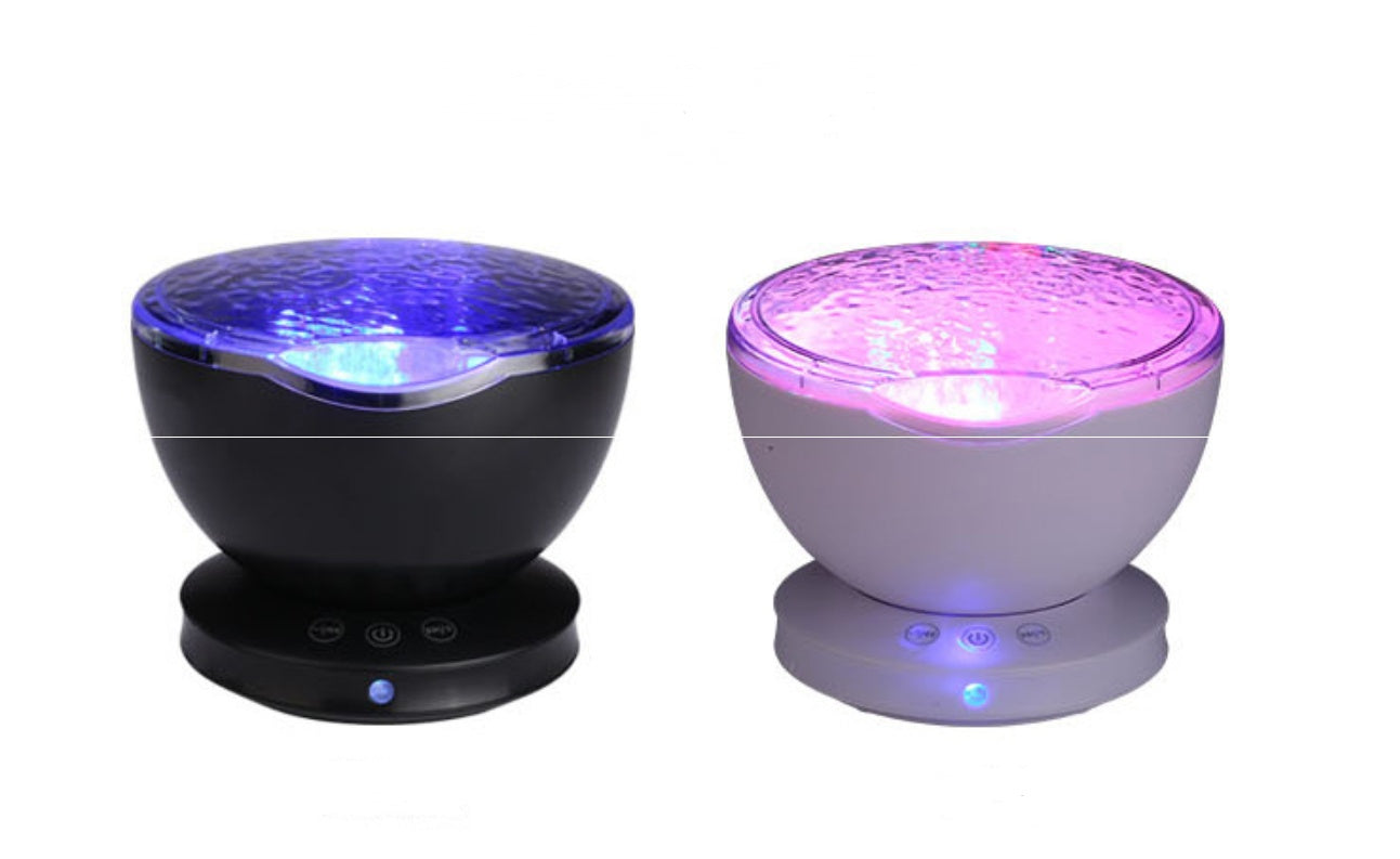 Dahlia – Ocean Wave Projector LED Nachtlicht met Afstandsbediening en Muziekspeler