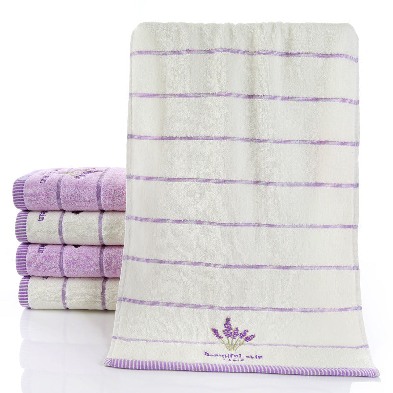 Eleonora – Geëmbroideerde Gezichtswashanddoek van 100% Katoen