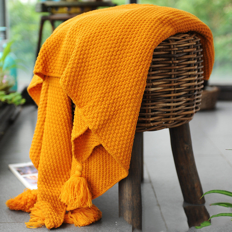 Verve – Gebreide Dekbed Nordic Wolken Plaid