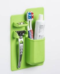 Elowen – Multifunctionele Siliconen Tandenborstelhouder met Zuignap voor Tandpastaopslag