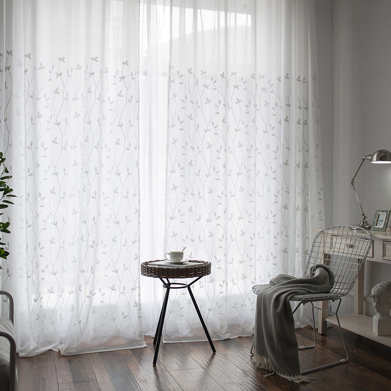 Theodosia – Gaze Gordijn voor Slaapkamer met Landelijke Stijl