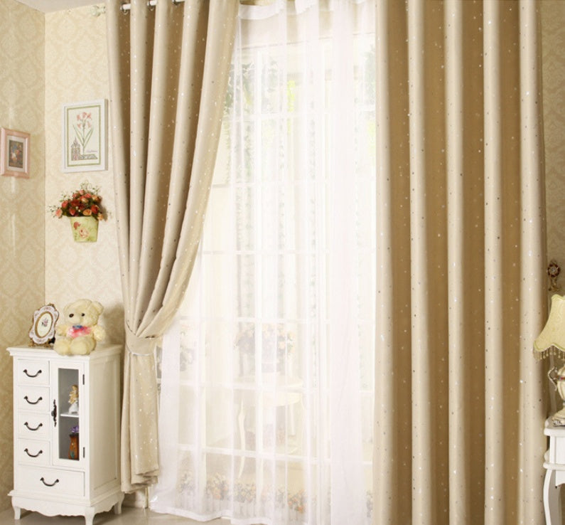 Summit – Sterrenprint Perforated Gordijn