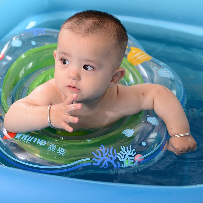 Aurelius – Opblaasbare Zwemring voor Baby's met Vissenprint