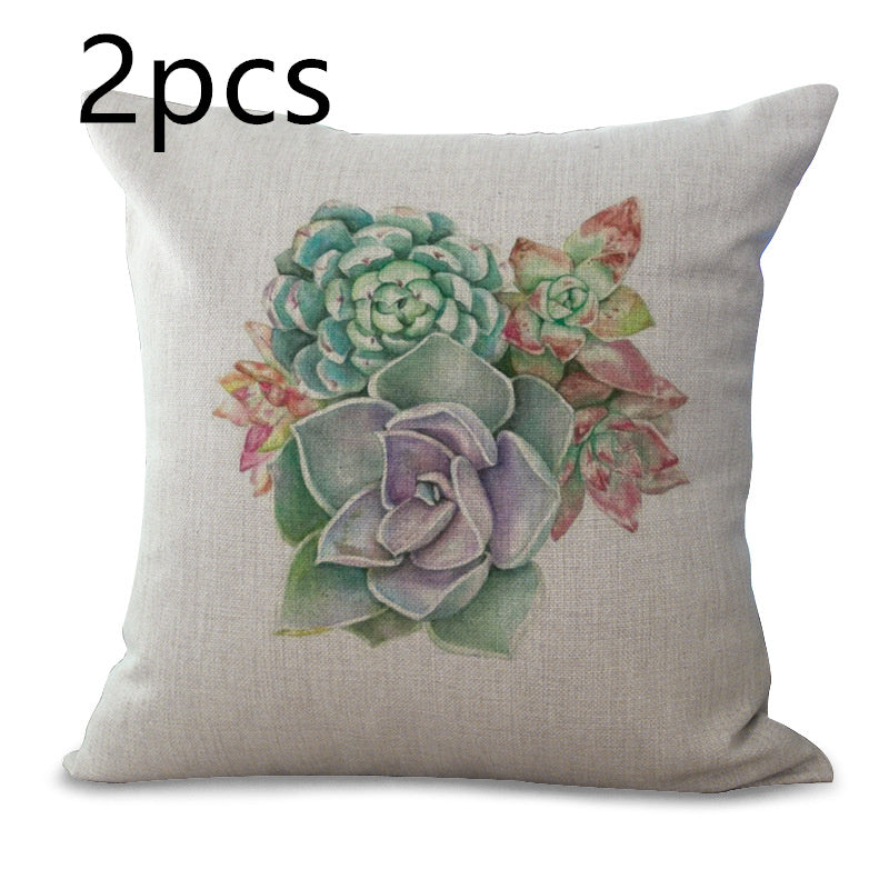 Octavian – Kussenhoes met Succulente Cactus