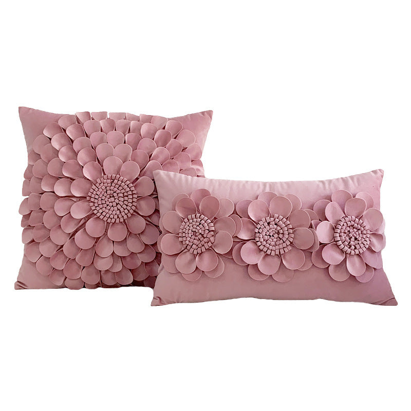 Meadow – Kussenhoes in Eenkleurig Design van Luxe Materialen