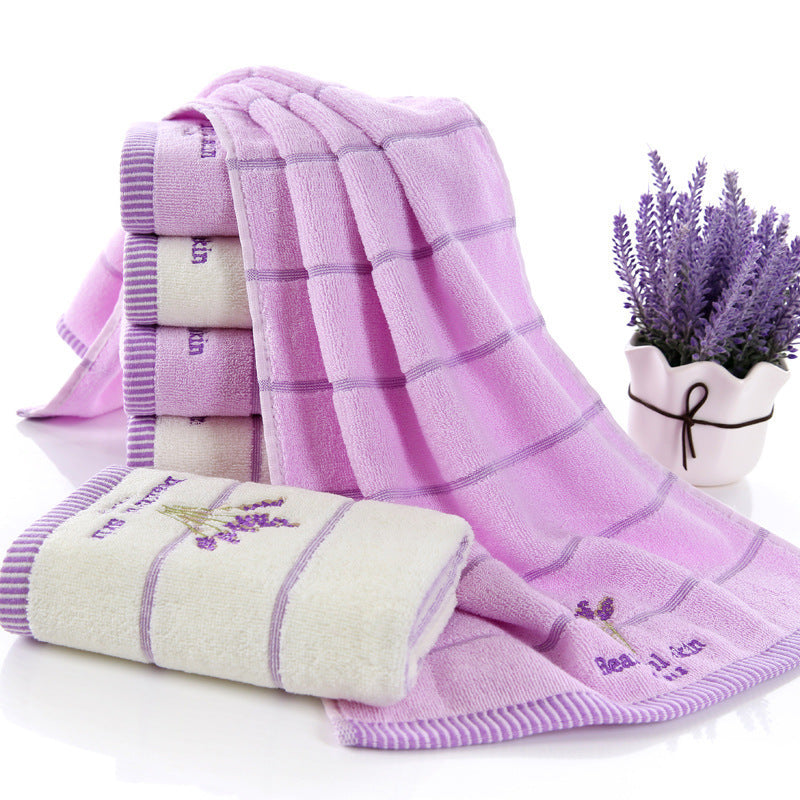 Eleonora – Geëmbroideerde Gezichtswashanddoek van 100% Katoen