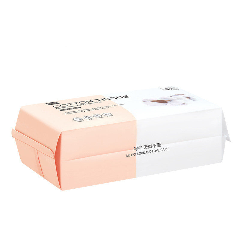 Forte – Wegwerp gezichtsreinigingsdoekje 100 pompjes verwijderbare make-up reinigingsdoekjes, nat en droog, ademend katoenpad