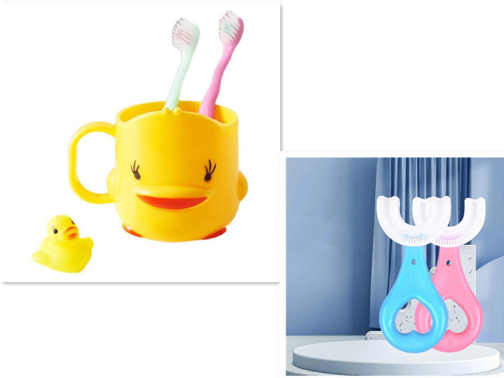 Coraline – Kinder U-vormige Voedselveilige Zachte Rubber Tandenborstel